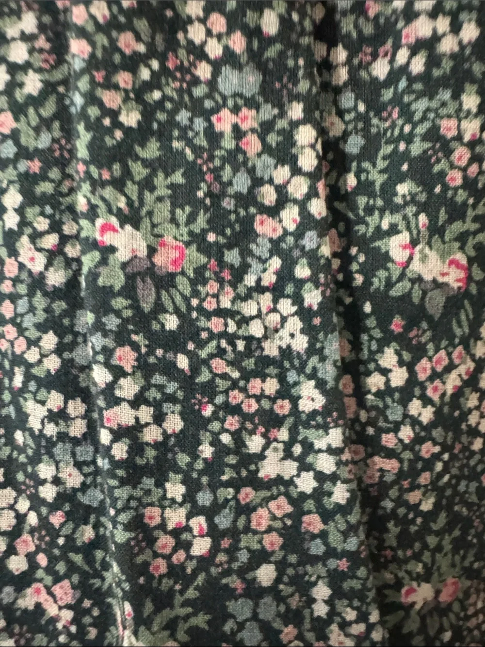 Trovata Birds of Paradis Dark Green Floral Tie-Waist Mini Dress Size Medium